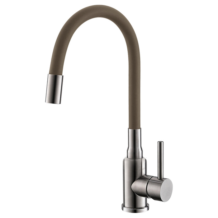 KITCHEN MIXER WITH MOVEABLE ALVEUS ARM FLEXA BEIGE