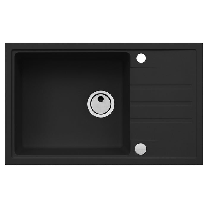 KITCHEN SINK ALVEUS INTERMEZZO 130 BLACK