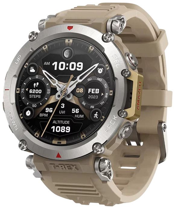 Amazfit Smartwatch - T-Rex Ultra, 47 mm, 1.39'', Sahara