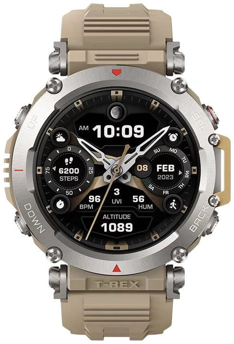 Amazfit Smartwatch - T-Rex Ultra, 47 mm, 1.39'', Sahara