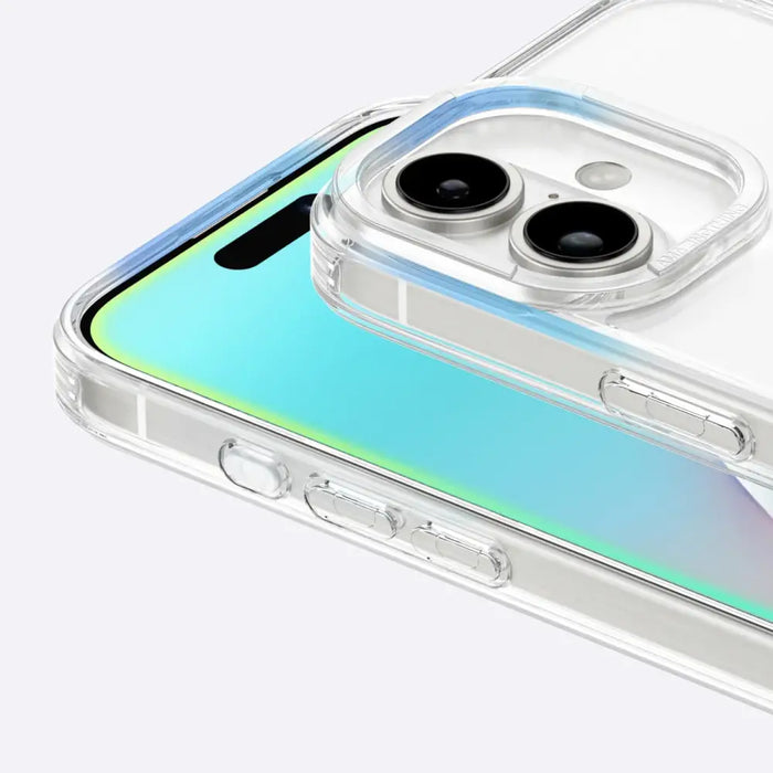 AmazingThing Minimal Mag Case with Magnetic Ring for iPhone 16 Plus - Transparent - Cell phone cases
