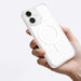AmazingThing Minimal Mag Case with Magnetic Ring for iPhone 16 Plus - Transparent - Cell phone cases