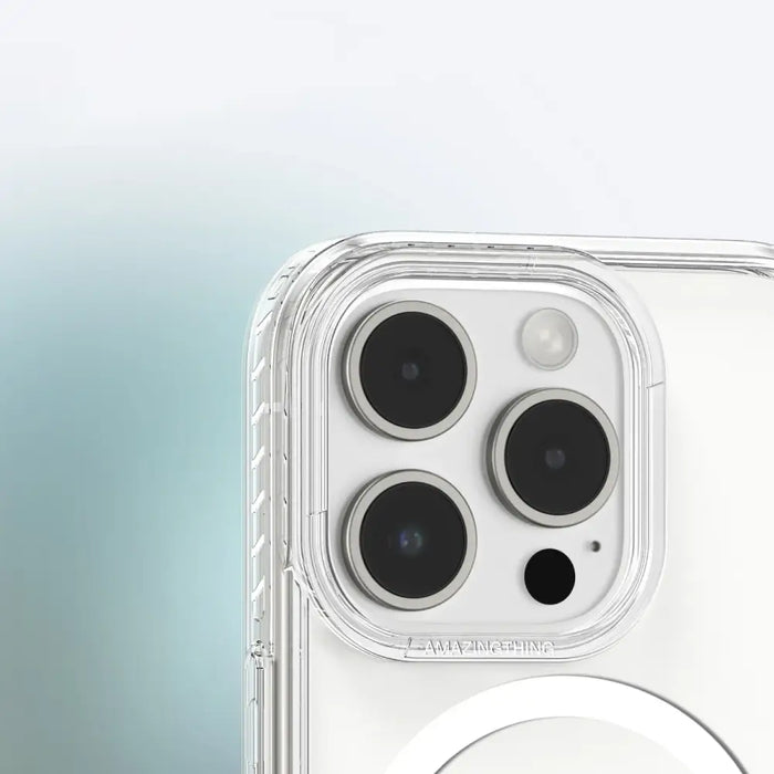 AmazingThing Titan Pro Mag Case with Magnetic Ring for iPhone 16 Pro Max - Transparent - Cell phone cases