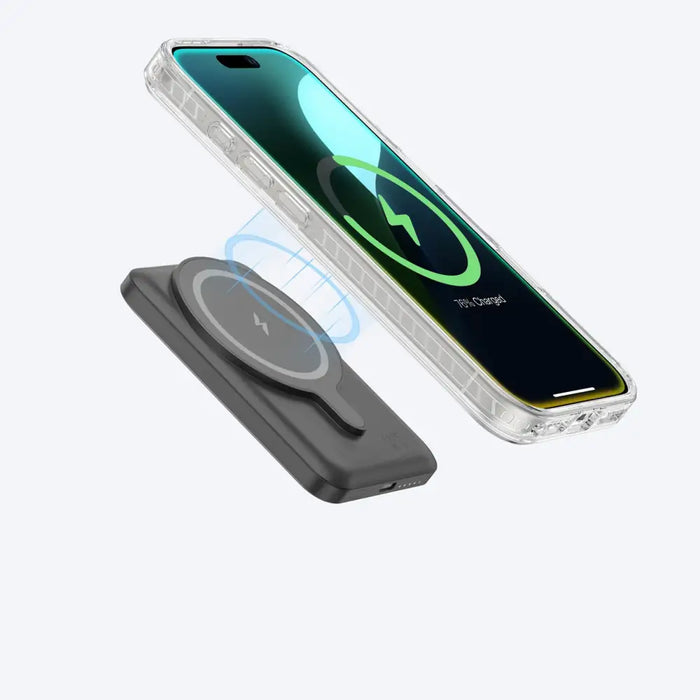 AmazingThing Titan Pro Mag Case with Magnetic Ring for iPhone 16 Plus - Transparent - Cell phone cases