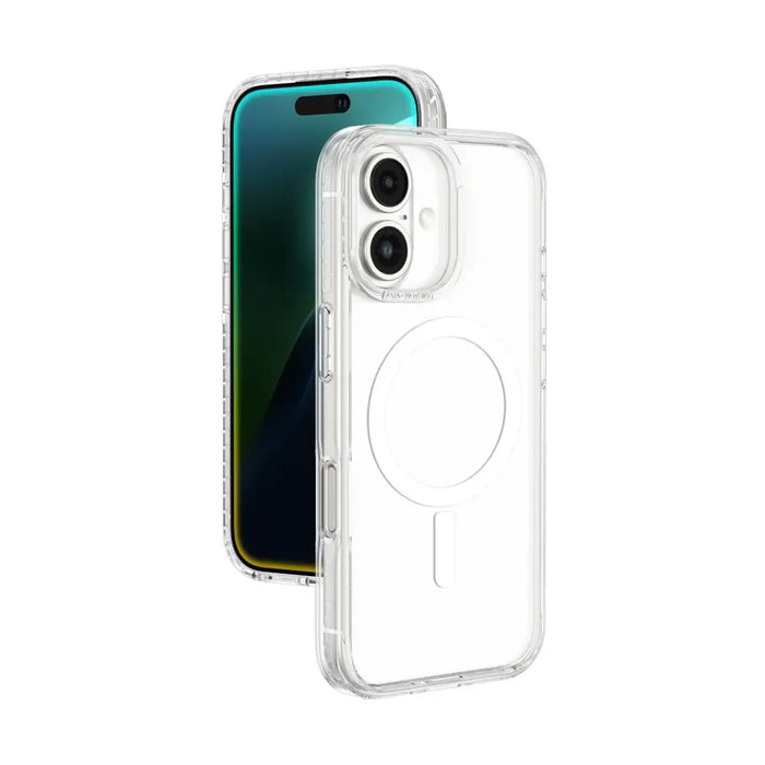 AmazingThing Titan Pro Mag Case with Magnetic Ring for iPhone 16 Plus - Transparent - Cell phone cases
