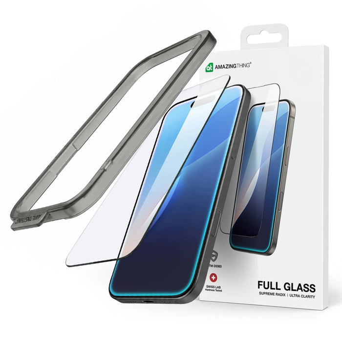AmazingThing Radix Full Glass tempered glass for iPhone 16 Pro