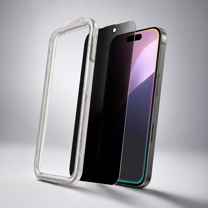 AmazingThing Titan Privacy Glass Privacy Tempered Glass for iPhone 16