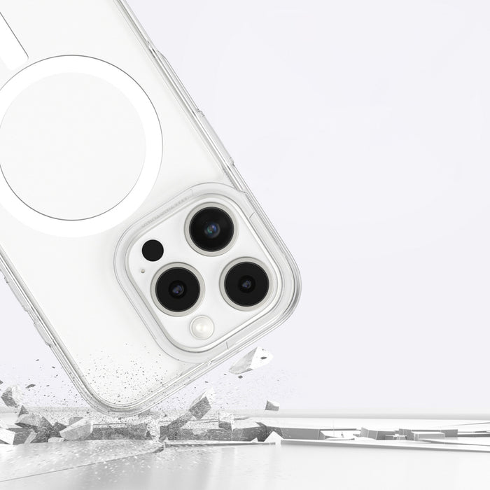 AmazingThing Minimal Mag Case with Magnetic Ring for iPhone 16 Pro Max - Transparent