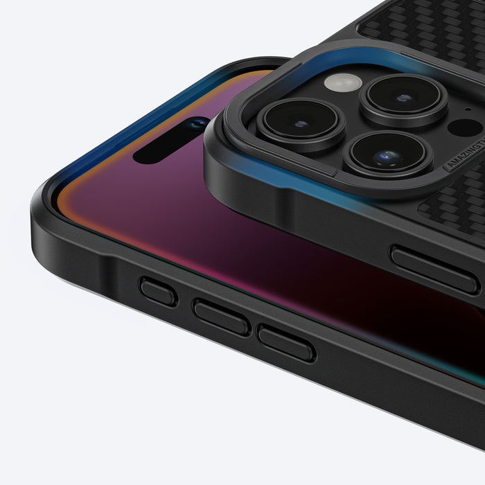 AmazingThing Titan Max Case with 1500D Aramid Fibers for iPhone 16 Pro - Black