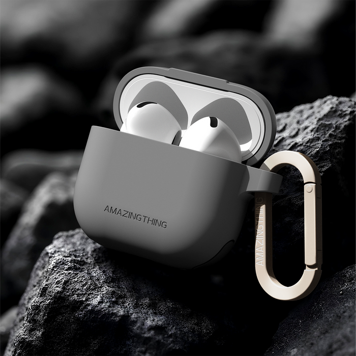 AmazingThing Omni Case for AirPods 4 - Gray
