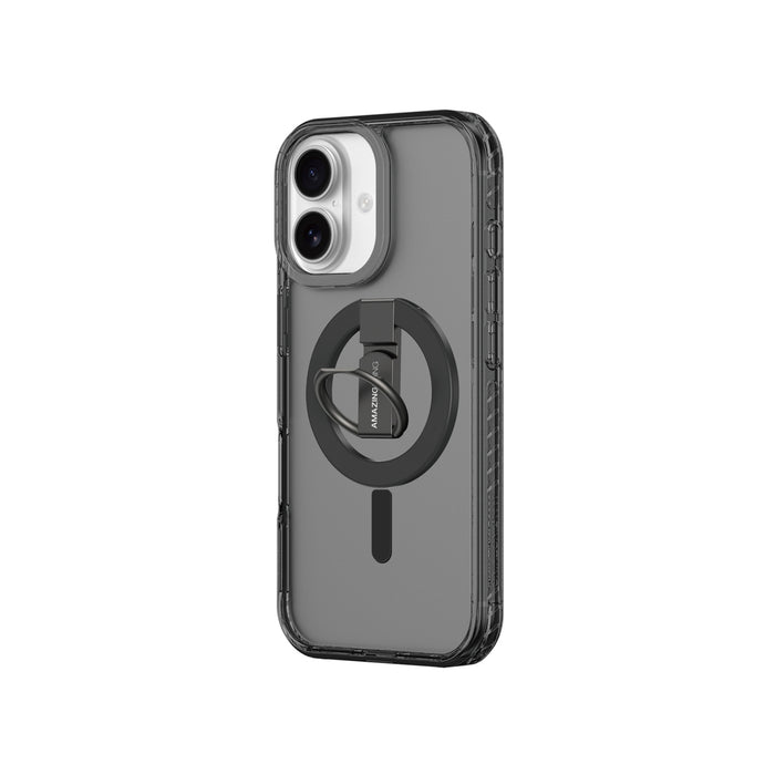 AmazingThing Titan Pro Grip Ring Set Case for iPhone 17 Compatible with MagSafe - Black