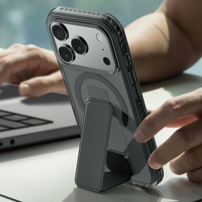 AmazingThing Titan Pro Holder Case for iPhone 17 Pro MagSafe Compatible - Black