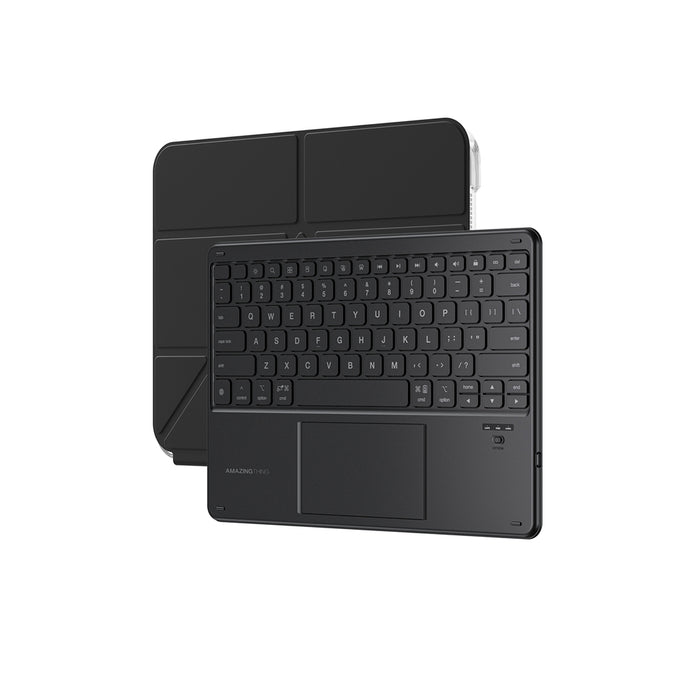 AmazingThing Minimal Case Keylite Combo Keyboard Case for iPad 11" 2025 - Black