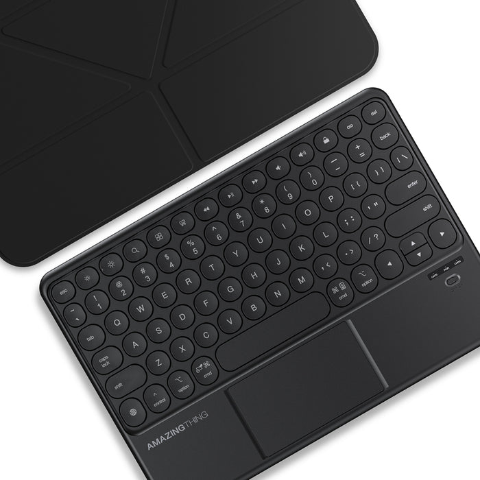 AmazingThing Minimal Case Keylite Combo Keyboard Case for iPad 11" 2022/2025 - Black