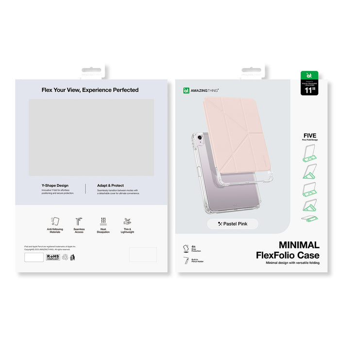 AmazingThing Minimal Case for iPad Air 11" M3/M4 (2025/2026) - Pink