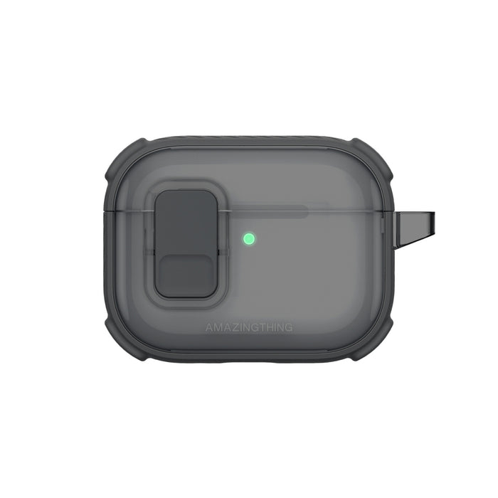 AmazingThing Titan Pro Mag Case Clear for AirPods Pro 3 - Black