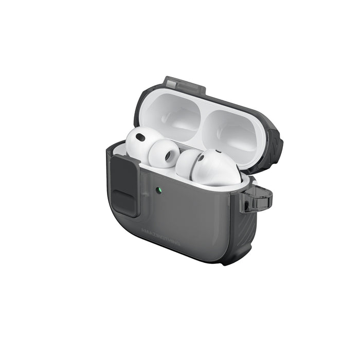 AmazingThing Titan Pro Mag Case Clear for AirPods Pro 3 - Black