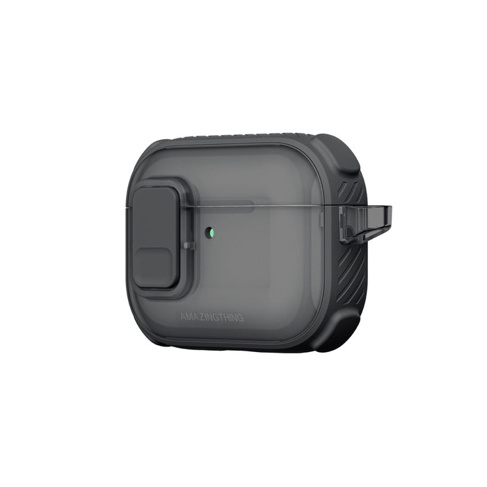 AmazingThing Titan Pro Mag Case Clear for AirPods Pro 3 - Black