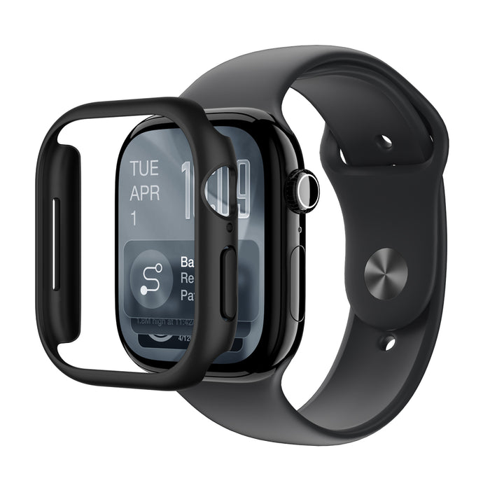 AmazingThing Minimal Protective Case for Apple Watch Series 11 46mm - Black