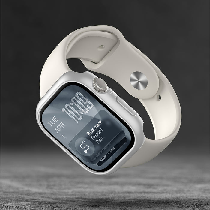 AmazingThing Minimal Protective Case for Apple Watch Series 11 46mm - Silver