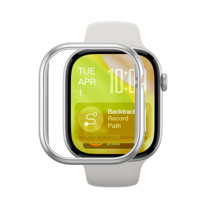 AmazingThing Minimal Protective Case for Apple Watch Series 11 46mm - Silver