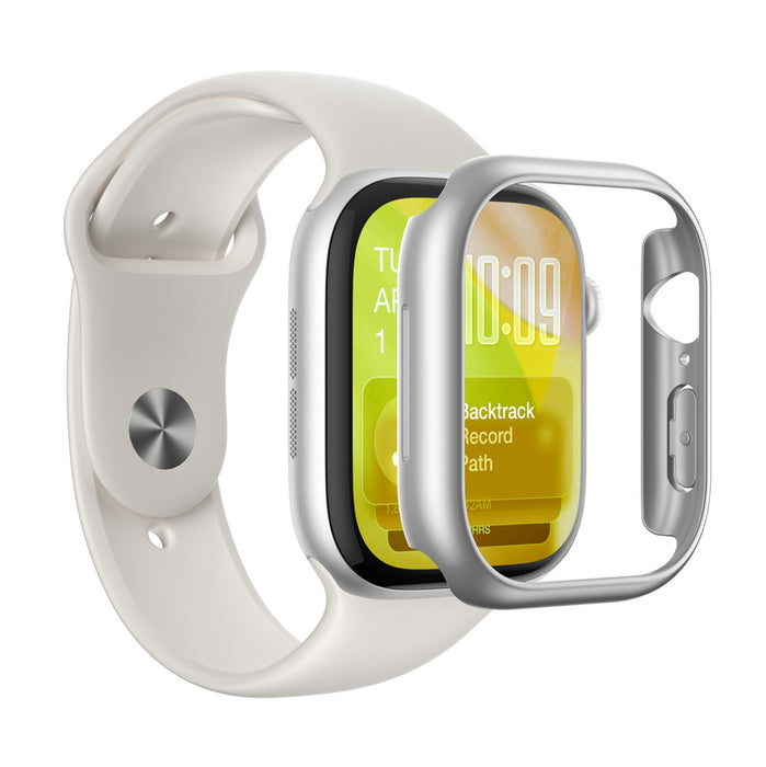 AmazingThing Minimal Protective Case for Apple Watch Series 11 46mm - Silver