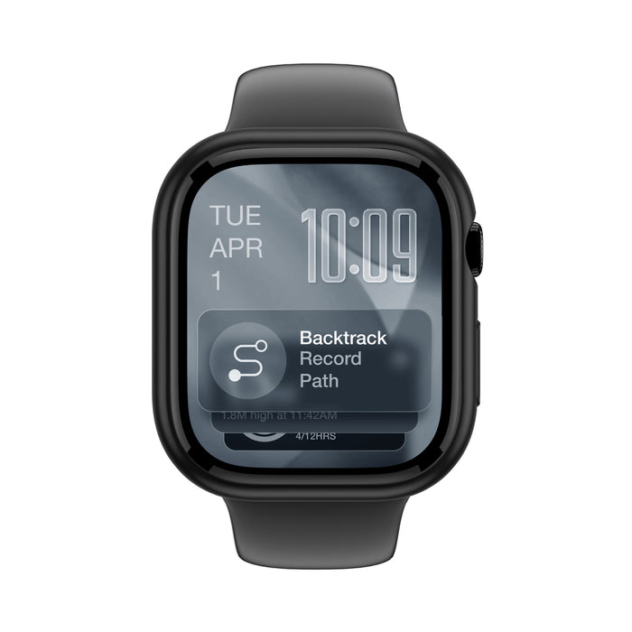 AmazingThing Minimal Protective Case for Apple Watch Series 11 42mm - Black