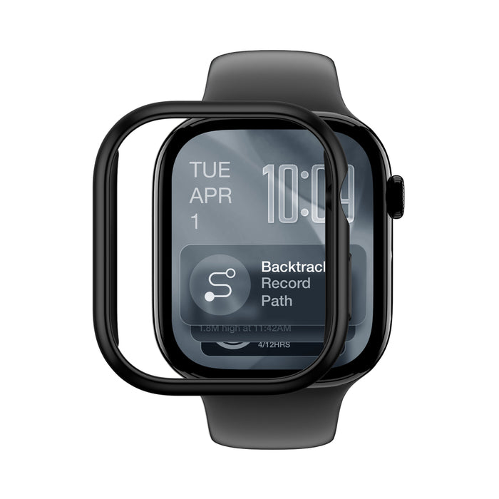AmazingThing Minimal Protective Case for Apple Watch Series 11 42mm - Black