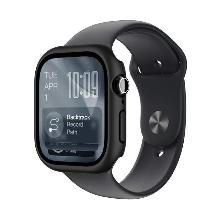 AmazingThing Minimal Protective Case for Apple Watch Series 11 42mm - Black