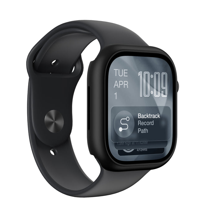 AmazingThing Minimal Protective Case for Apple Watch Series 11 42mm - Black