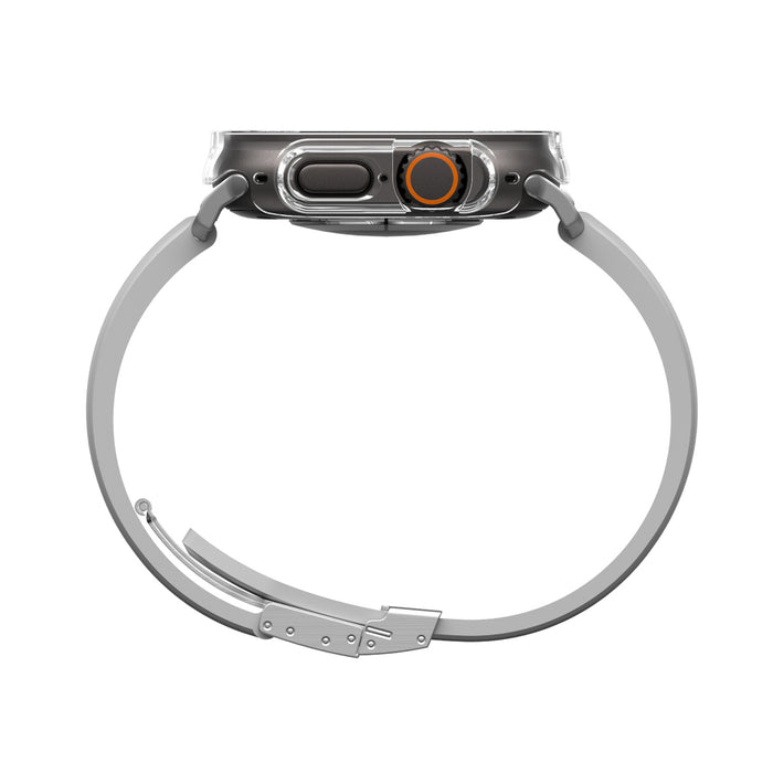 AmazingThing Radix Glass Screen Protector with Case for Apple Watch UItra 3 49mm - Clear