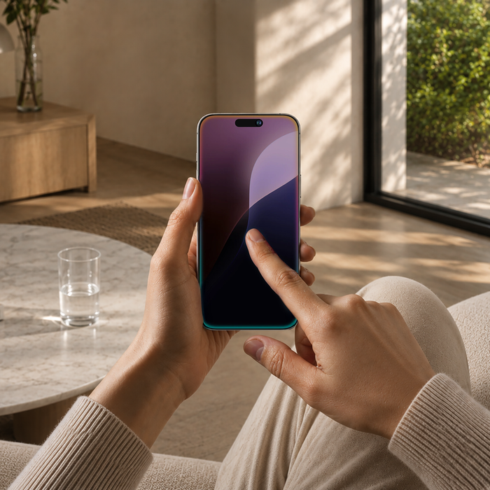 AmazingThing Titan Vision 7 Tempered Glass for iPhone 17 Pro Max Privacy