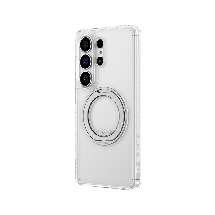 AmazingThing Titan Pro MagSpin Drop Proof Case for Samsung S26 Ultra Compatible with MagSafe - Clear