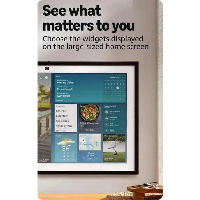 Amazon Echo Show 15 Smart 15.6’’ FHD + Fire TV Alexa preview display black gen 2 - Преносими тонколони<<<Електроника и