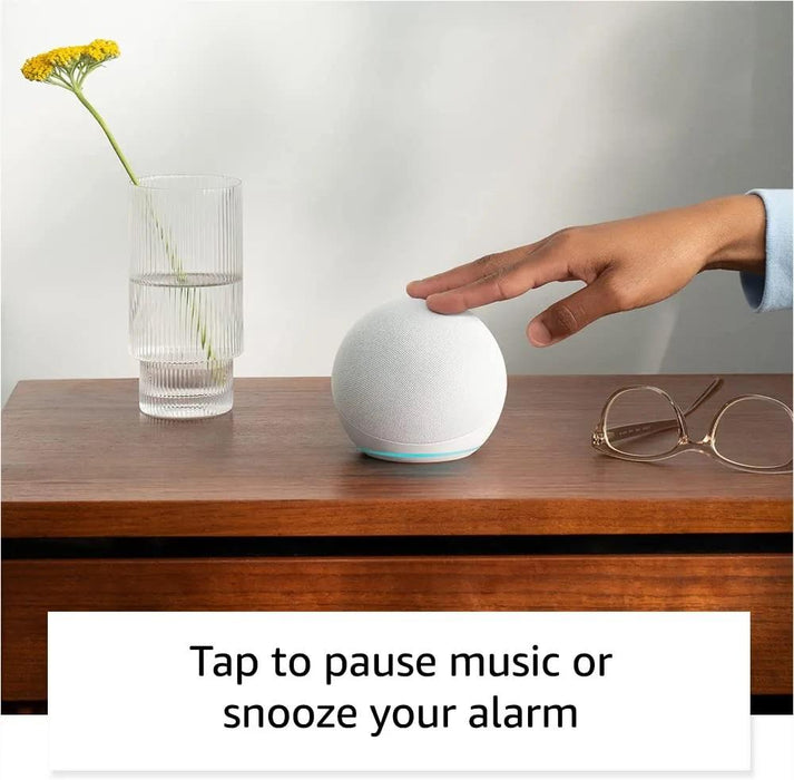 Portable smart speaker Amazon Echo Dot 5, Voice assistant, Alexa, White