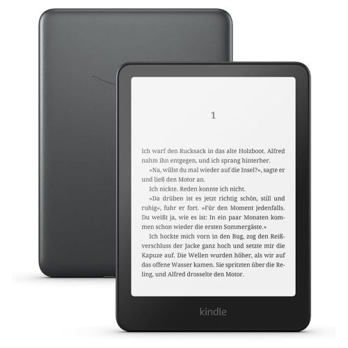 Amazon Kindle Paperwhite Signtaure Edition 2024, 7" (12th Gen) e-Reader without Ads 32GB Black Metalic EU