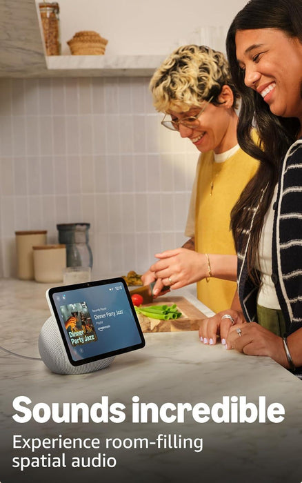 Amazon Echo Show 8 (Gen 4), 8'' visualization display, 3D-audio, black