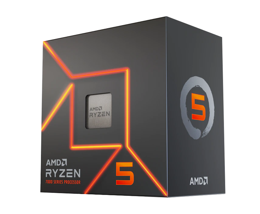 Processor AMD RYZEN 5 7600, 6-Core, 3.8 GHz, 32MB, 65W, AM5, BOX