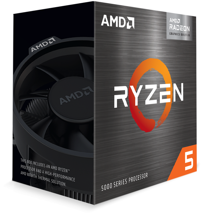 Processor AMD Ryzen 5 5600G, 3.9GHz(Up to 4.4GHz), 65W, AM4