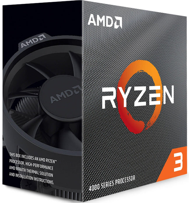 Processor AMD Ryzen 3 4100, AM4 Socket, 4 Cores, 8 Threads, 3.8GHz(Up to 4.0GHz), 6MB Cache, 65W, BOX