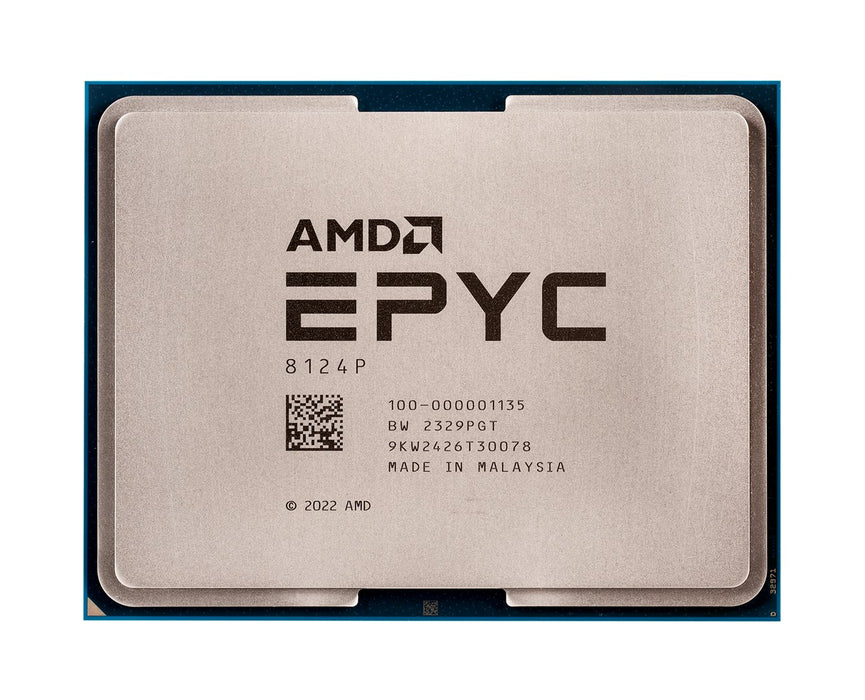 AMD EPYC 16Core Model 8124P SP3 Tray