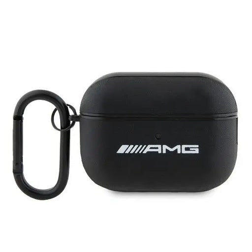 AMG AMAP2SLWK AirPods Pro 2 (2022/2023) cover black/black Leather White Logo - Cell phone cases and covers<<<HurtelXML
