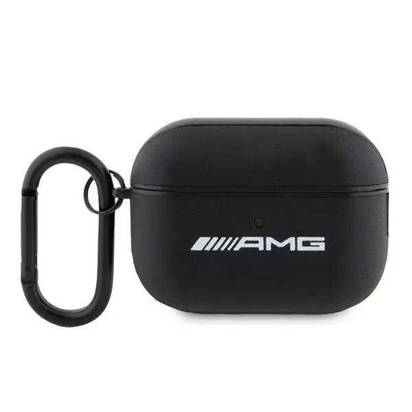 AMG AMAP2SLWK AirPods Pro 2 (2022/2023) cover black/black Leather White Logo - Cell phone cases and covers<<<HurtelXML