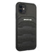 AMG AMHCN61GSEBK iPhone 11 6.1 ’black / black hardcase Leather Debossed Lines - Cell phone cases and covers<<<HurtelXML