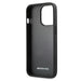 AMG AMHCP13XGSEBK iPhone 13 Pro Max 6,7’’ czarny/black hardcase Leather Debossed Lines - Cell phone cases