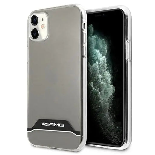 AMG Electroplate Black&White Case for iPhone 11 / XR 6.1’’ - Transparent - Cell phone cases and covers<<<HurtelXML