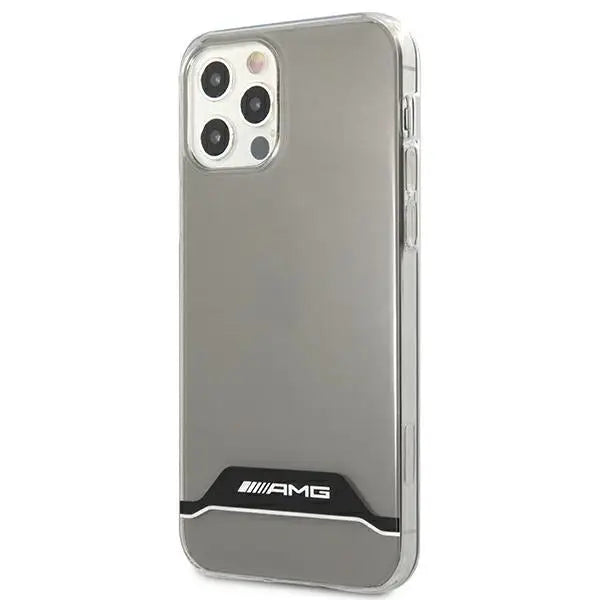 AMG Electroplate Black&White Case for iPhone 12 / 12 Pro - Transparent - Cell phone cases and covers<<<HurtelXML