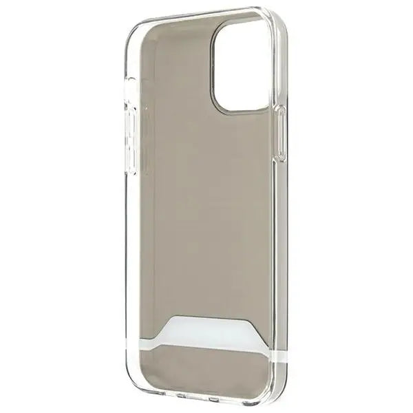 AMG Electroplate Black&White Case for iPhone 12 / 12 Pro - Transparent - Cell phone cases and covers<<<HurtelXML