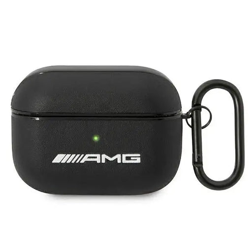 AMG Leather Big Logo case for AirPods Pro - black - Cell phone cases and covers<<<HurtelXML