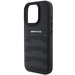 AMG Leather Debossed Lines Black Logo iPhone 16 Pro Max Case - Black - Cell phone cases and covers<<<HurtelXML